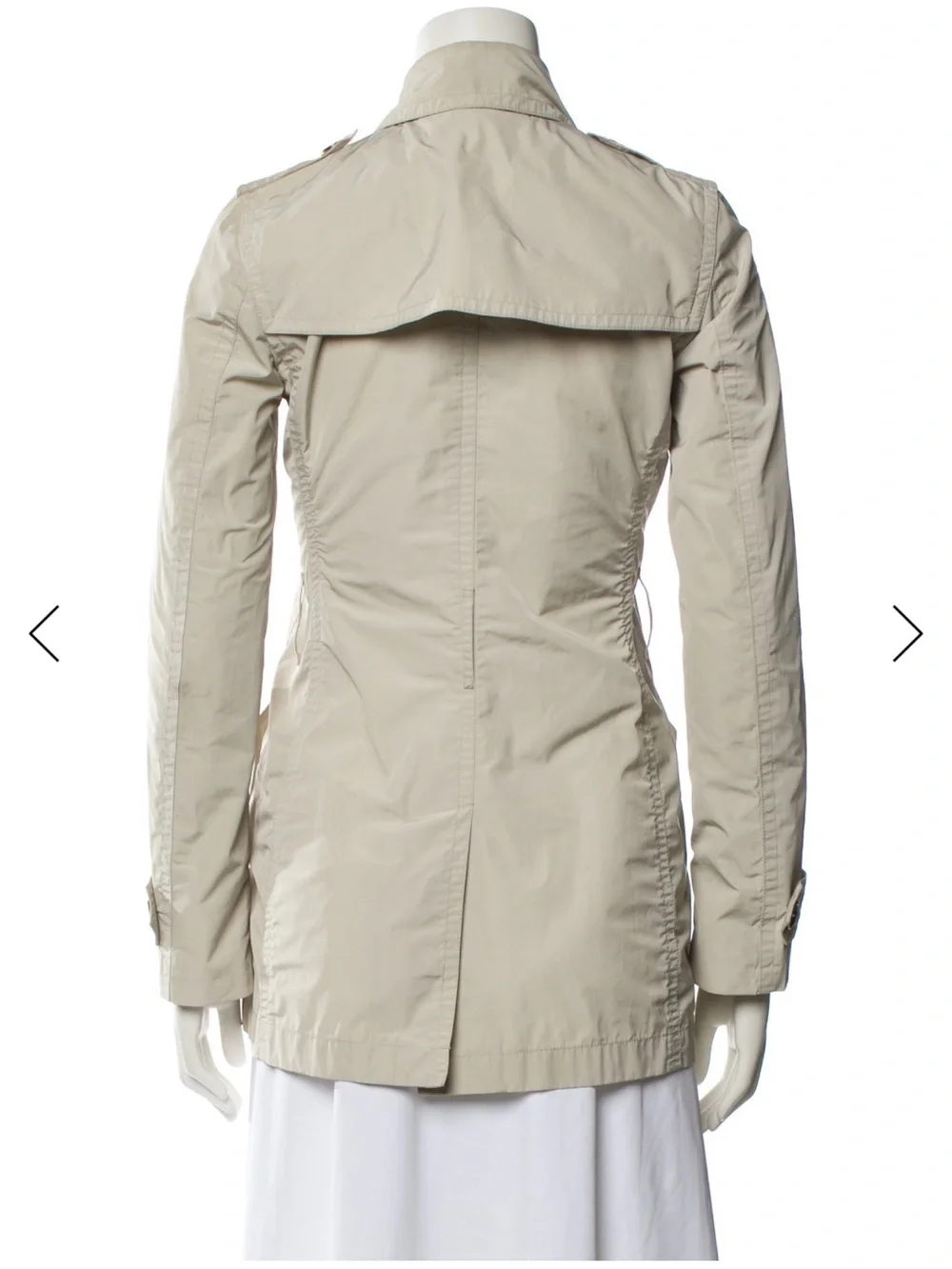 Burberry Beige Double-Breasted Trench Coat - Picture 6 of 6